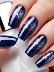 39 Elegant Navy Nail Ideas for a Sophisticated Look - PurelyComfy.com