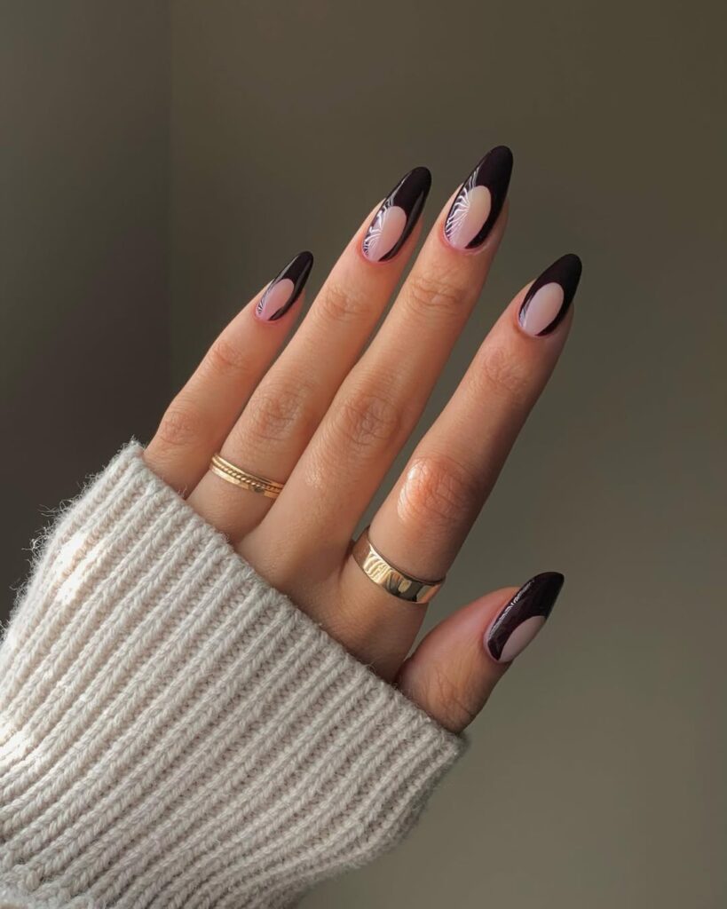 negative space minimalist nails