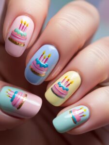 29 Festive Birthday Nail Ideas to Celebrate in Style - PurelyComfy