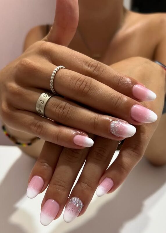 french tip nails