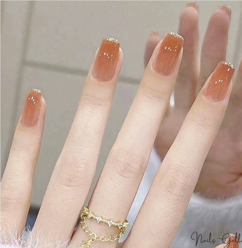 Caramel Nail Ideas