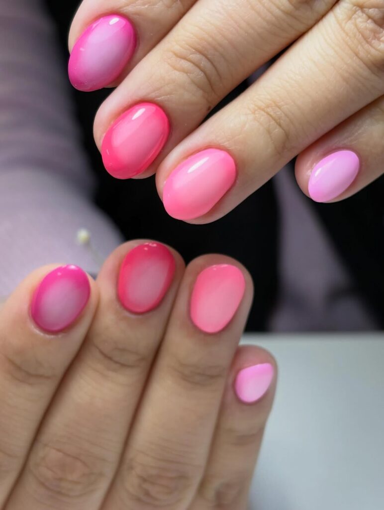 sheer baby pink jelly nail polish