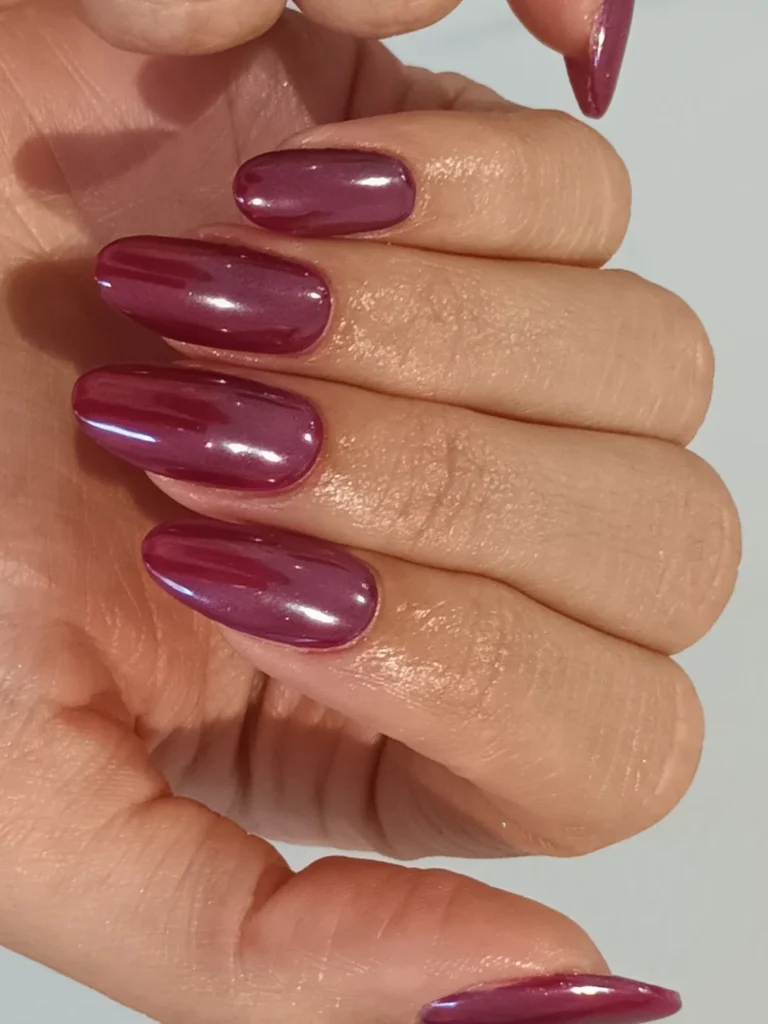 cherry cola nails
