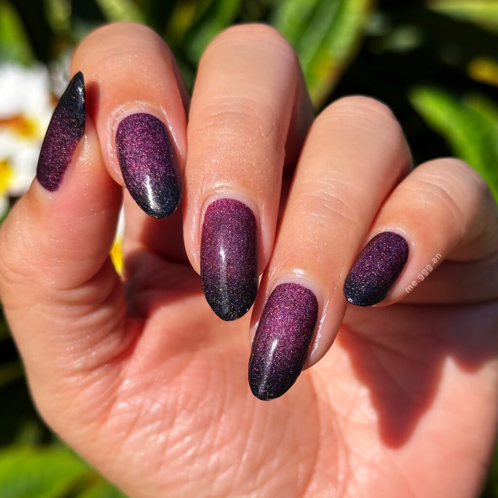 blackberry wine nails