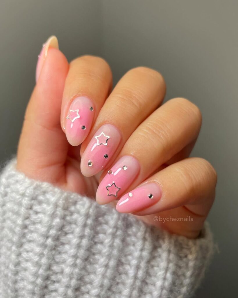 pink nails
