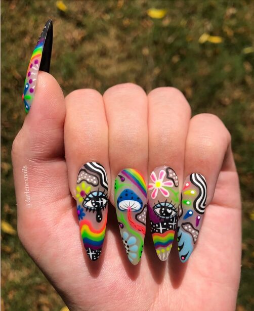 Glow-in-the-dark nail polish