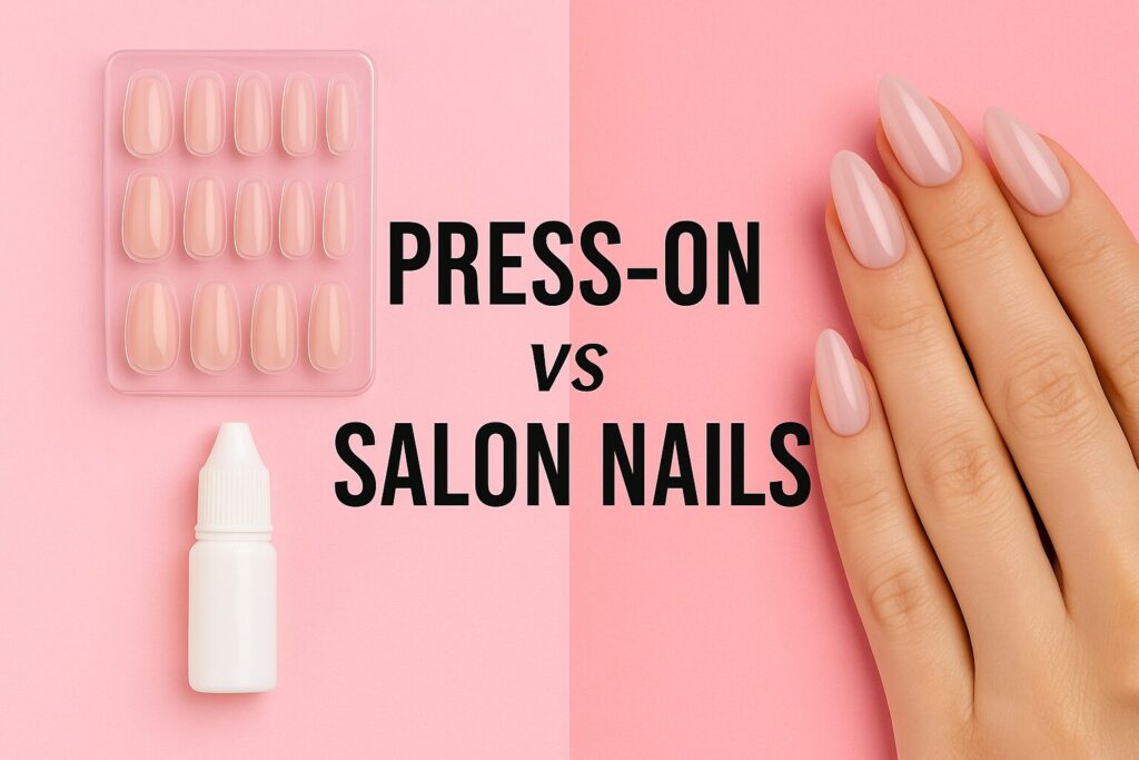 press on vs salon nails