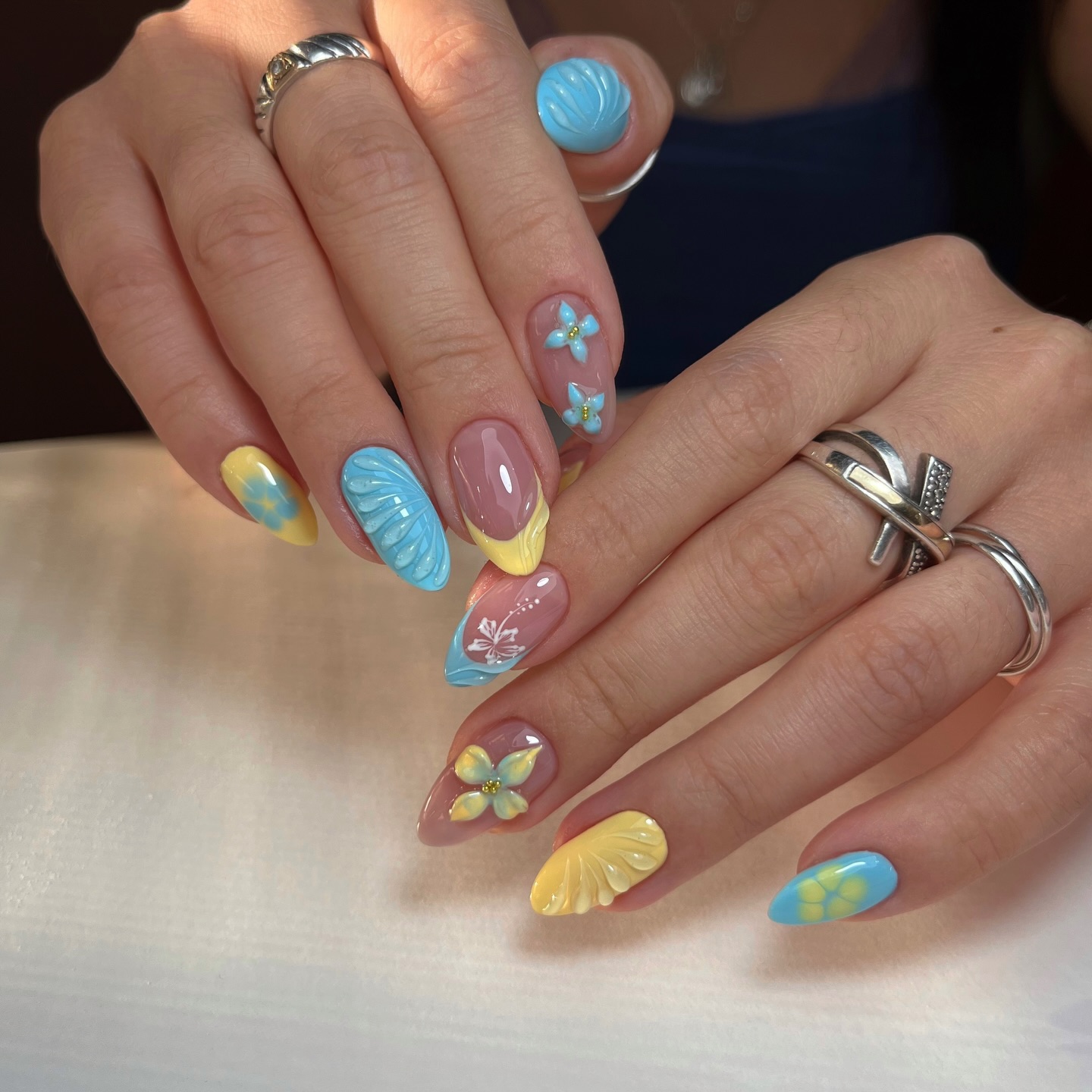 Cobalt chrome almond nails