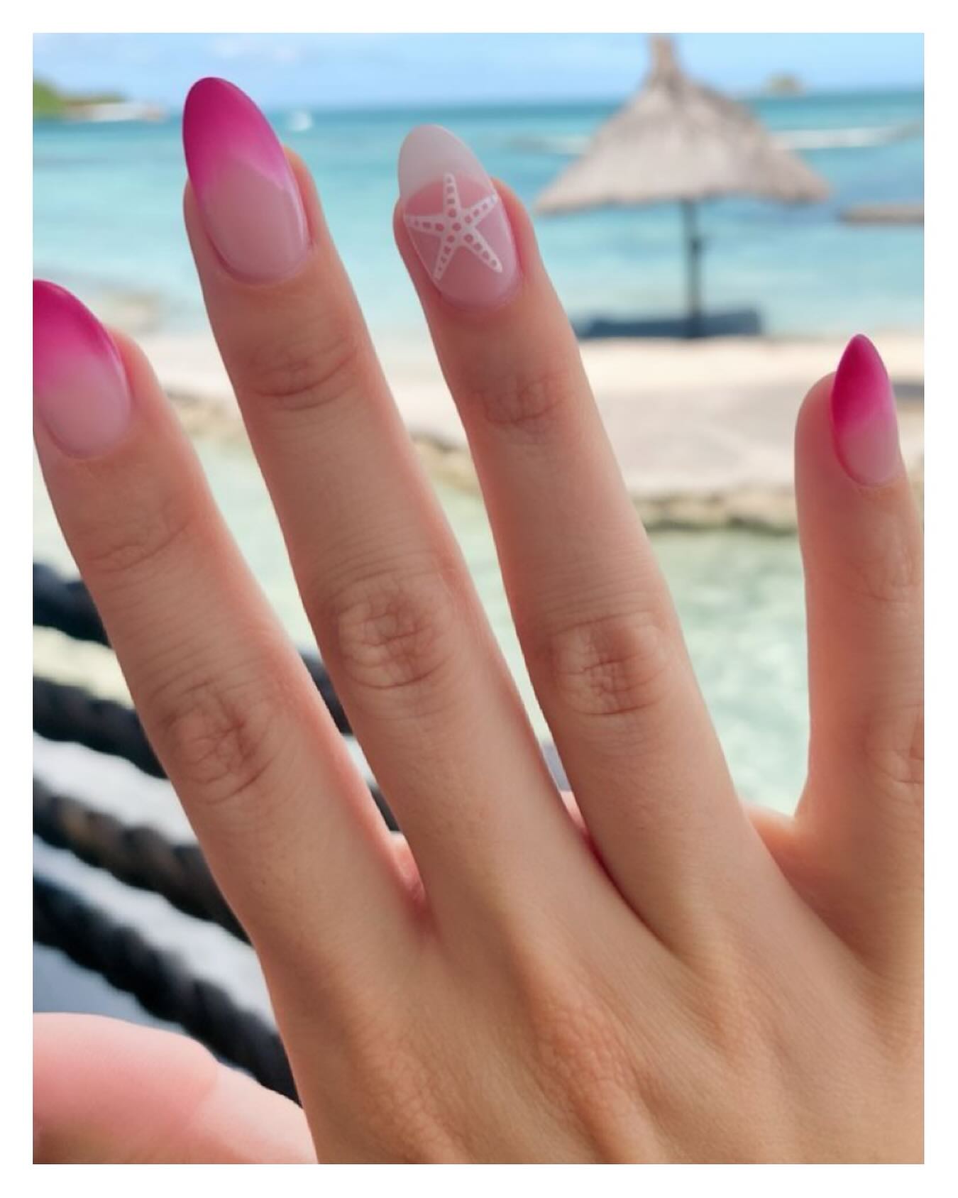 Pink mismatch maximalist nails