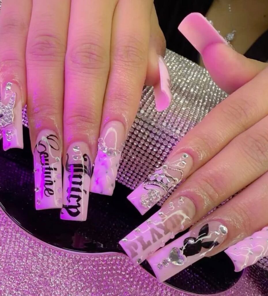 Juicy Couture Vibes nails