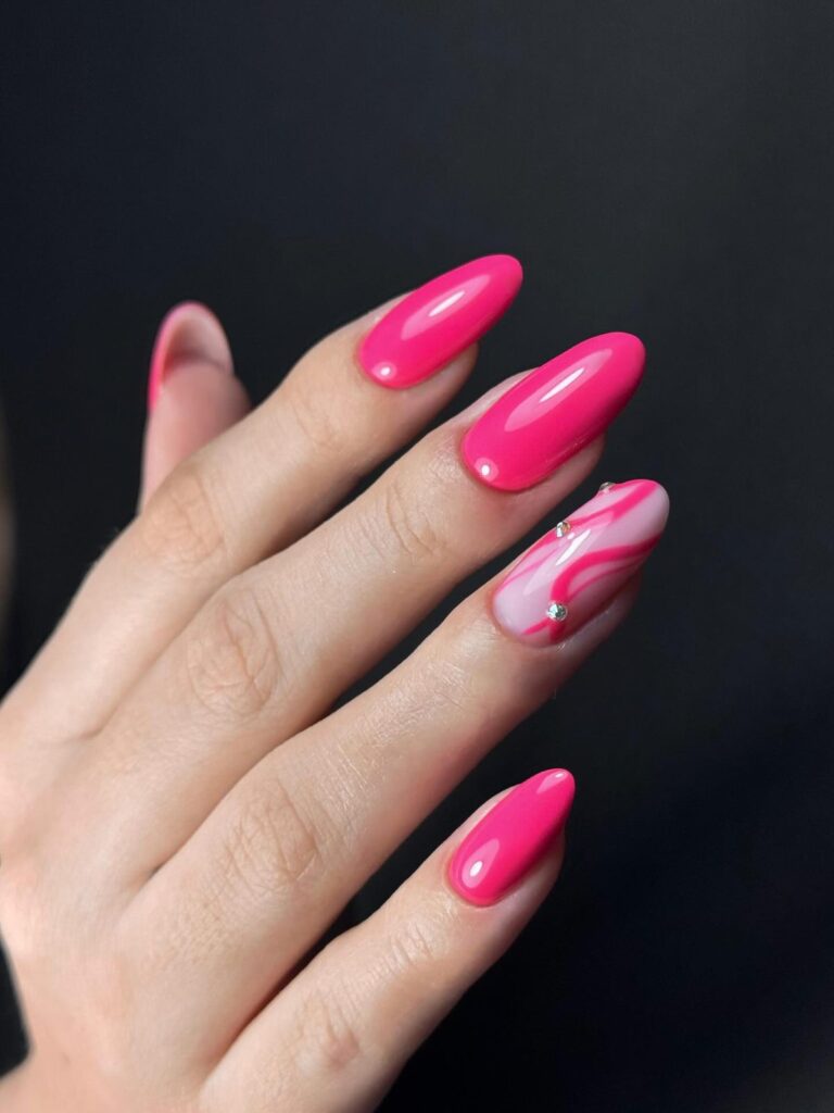 Negative Space Chic nails