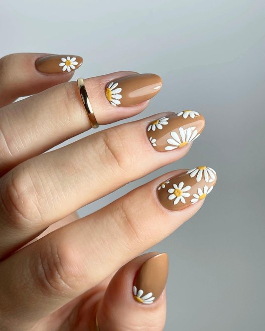Botanical Press Effect nails