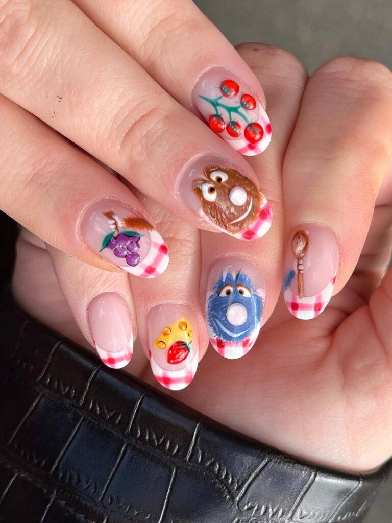 Muppets Picnic Party nails