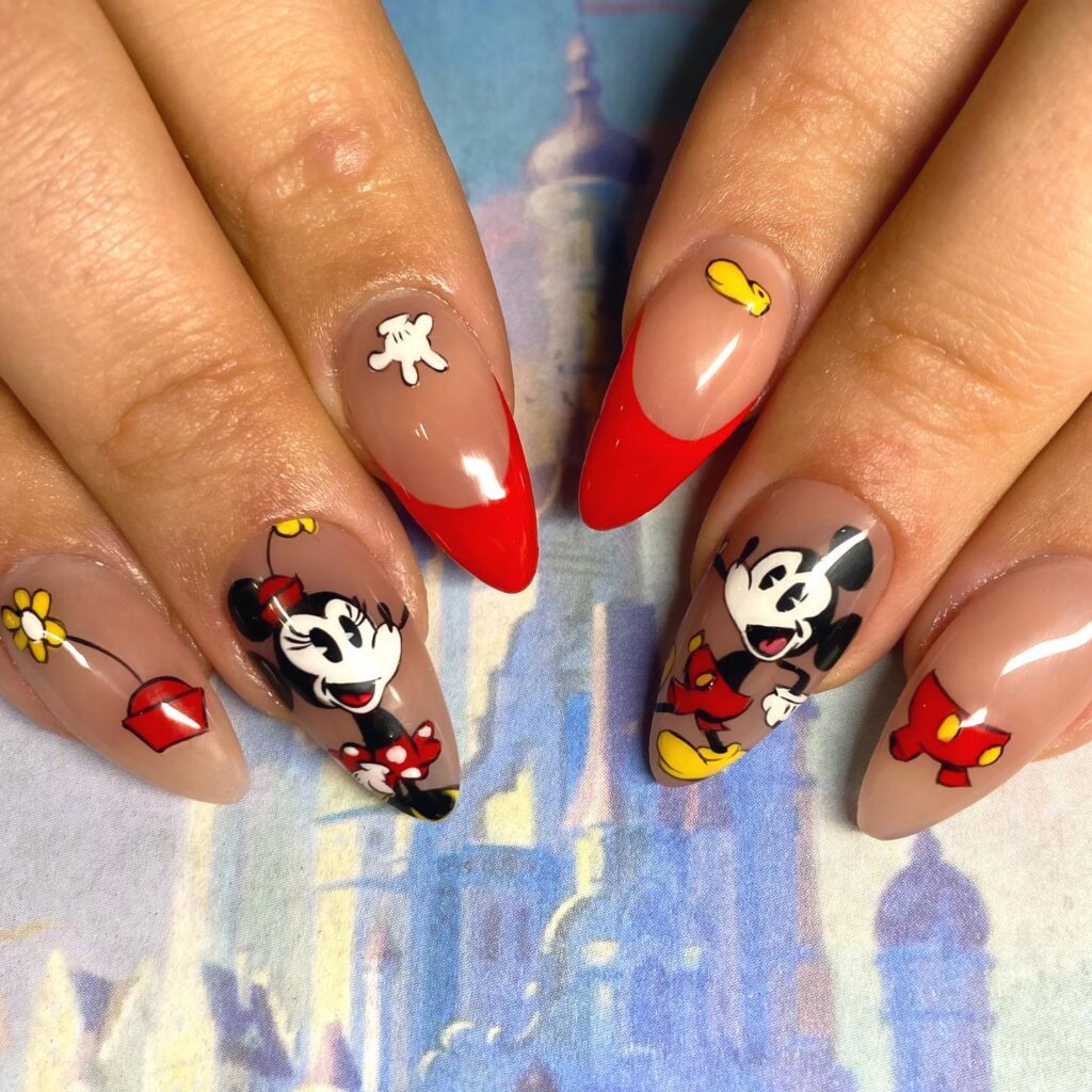 Retro Mouse Magic nails