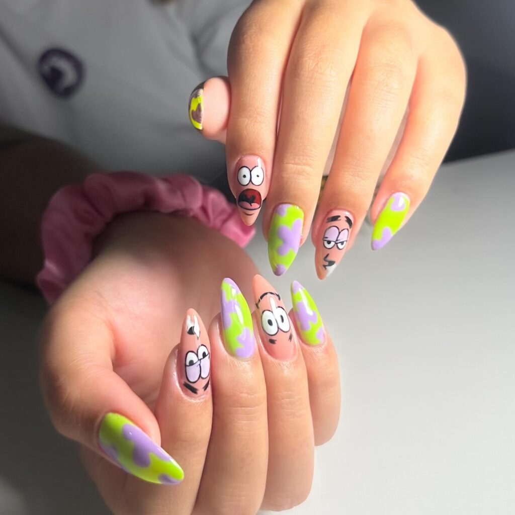 Patrick Star Chaos nails