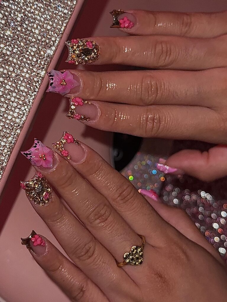 Leopard Cat Lady nails