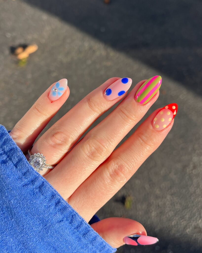 Pop Art Mix Nails