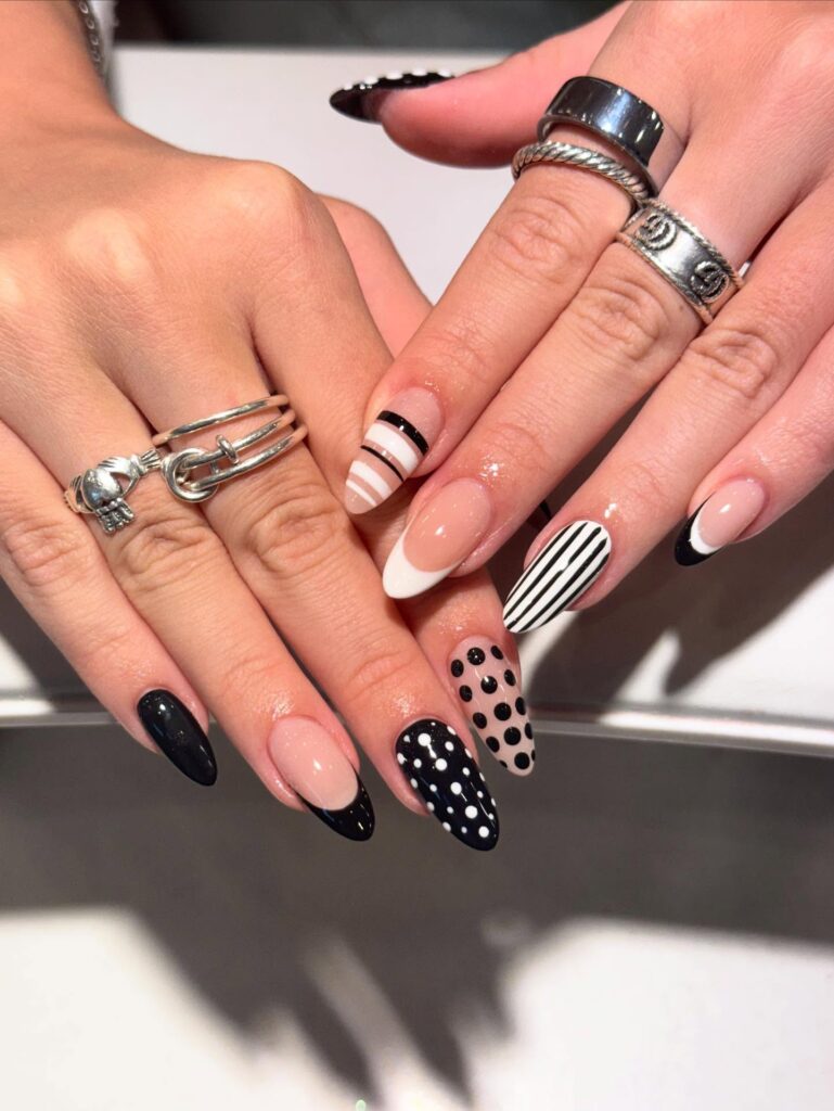 Lace Overlay Detail nails