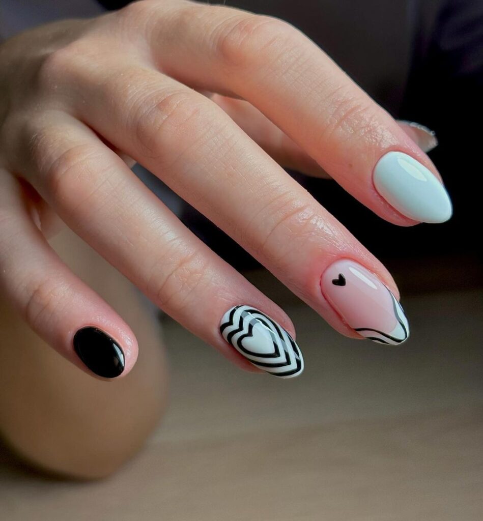French with a Twist nails