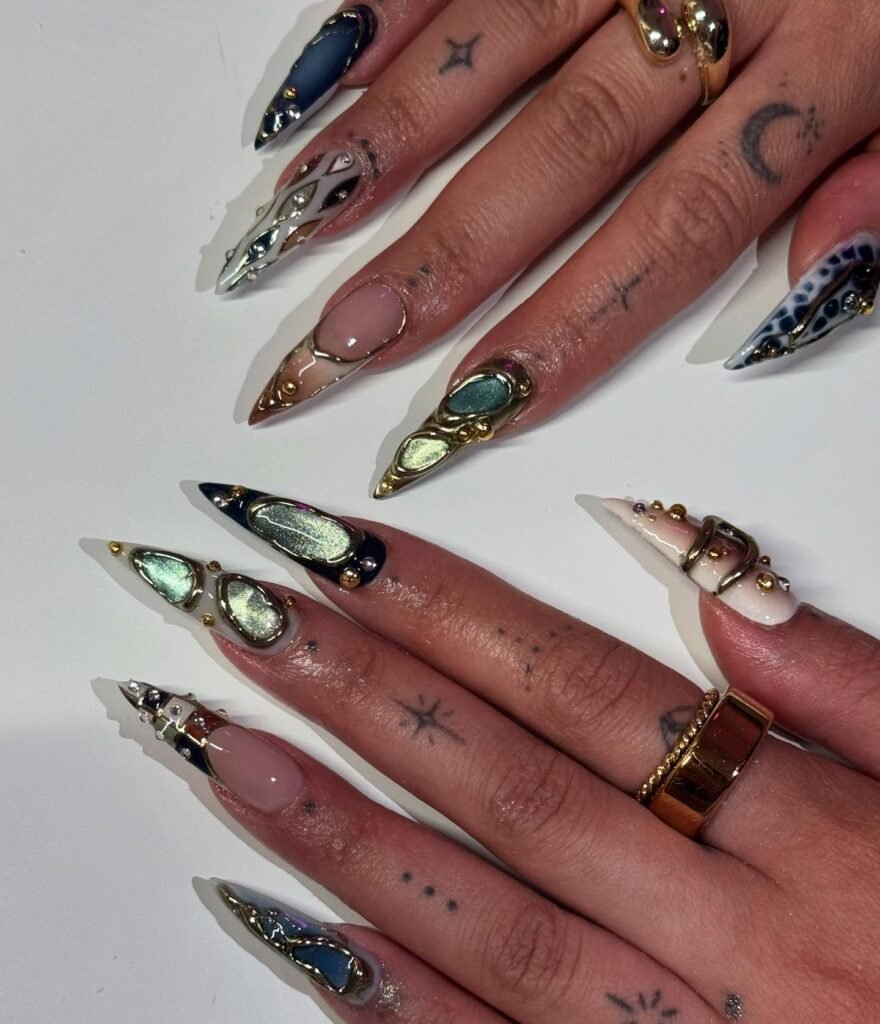 Ivory Minimalist Square nails
