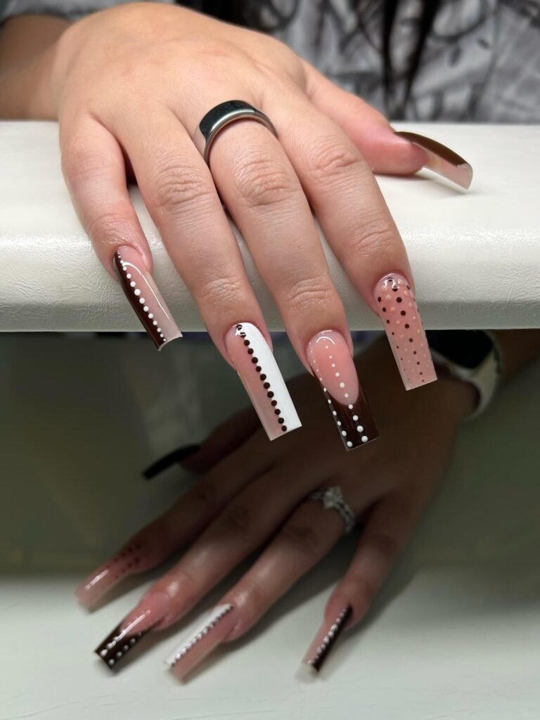 Sheer Blush Oval nails