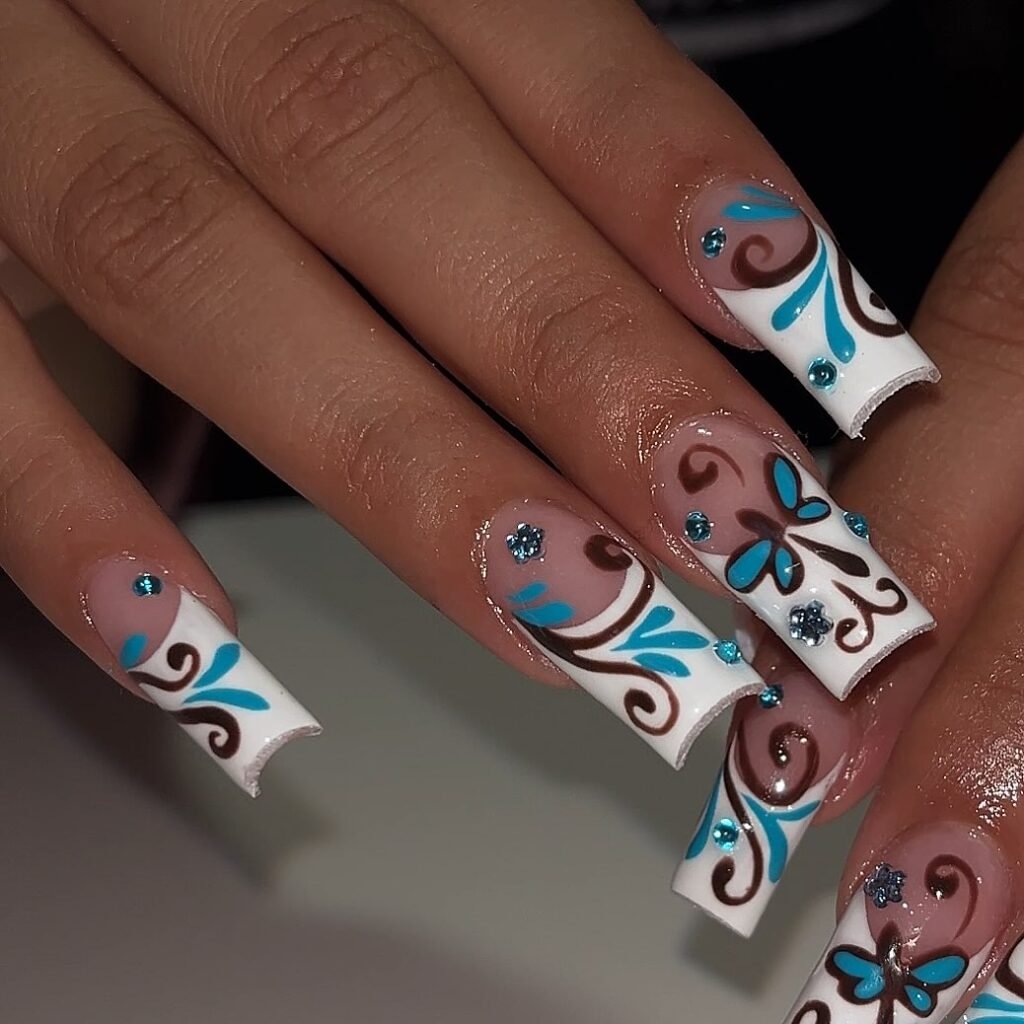 Butter Yellow Square nails