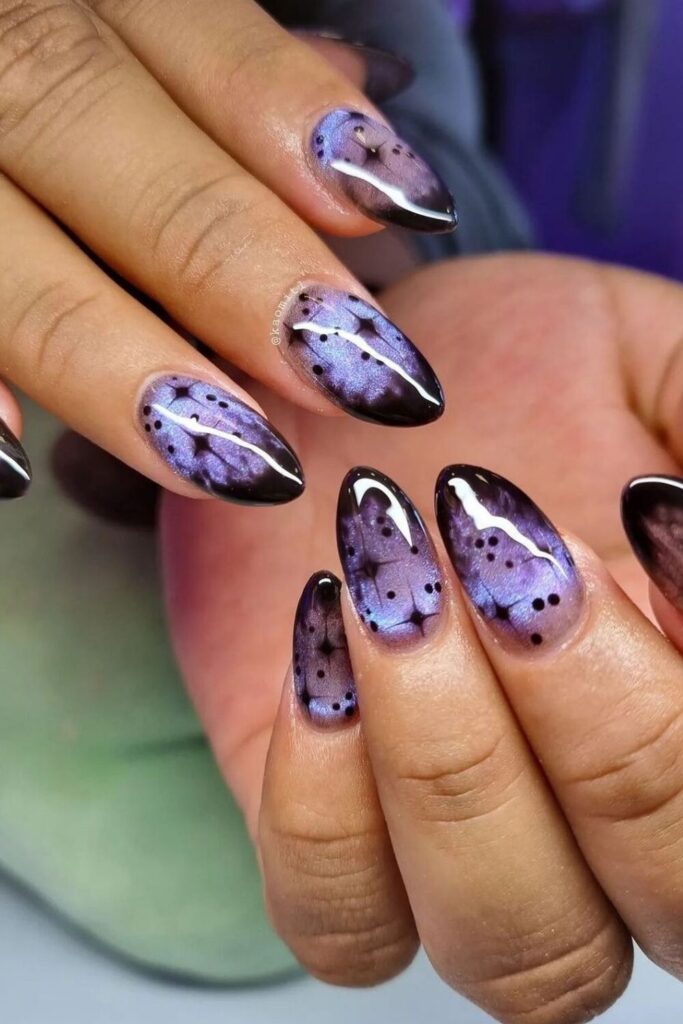 dark witchy nails