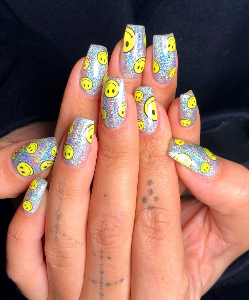Cherry Pop Art nails
