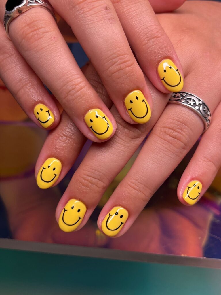 Pastel Doodle Mix nails