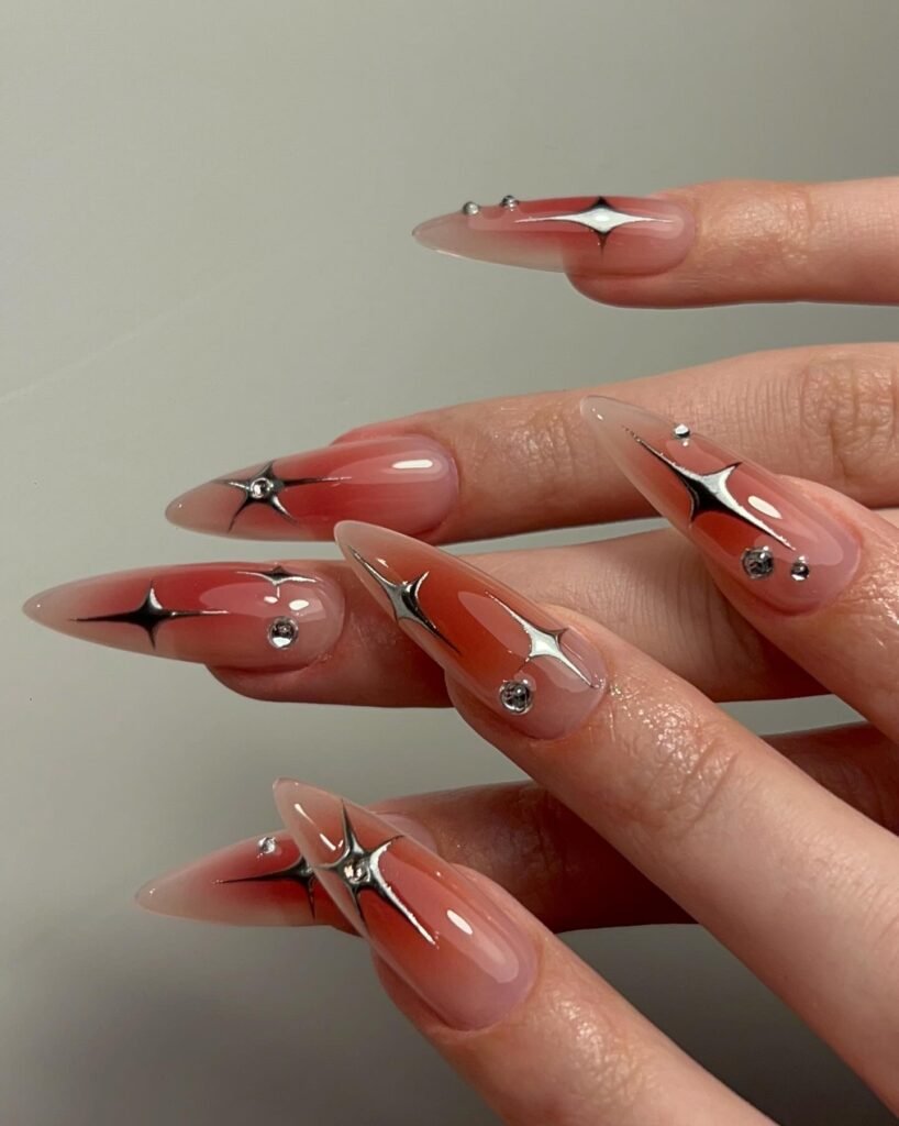 Acid Green Drip nails
