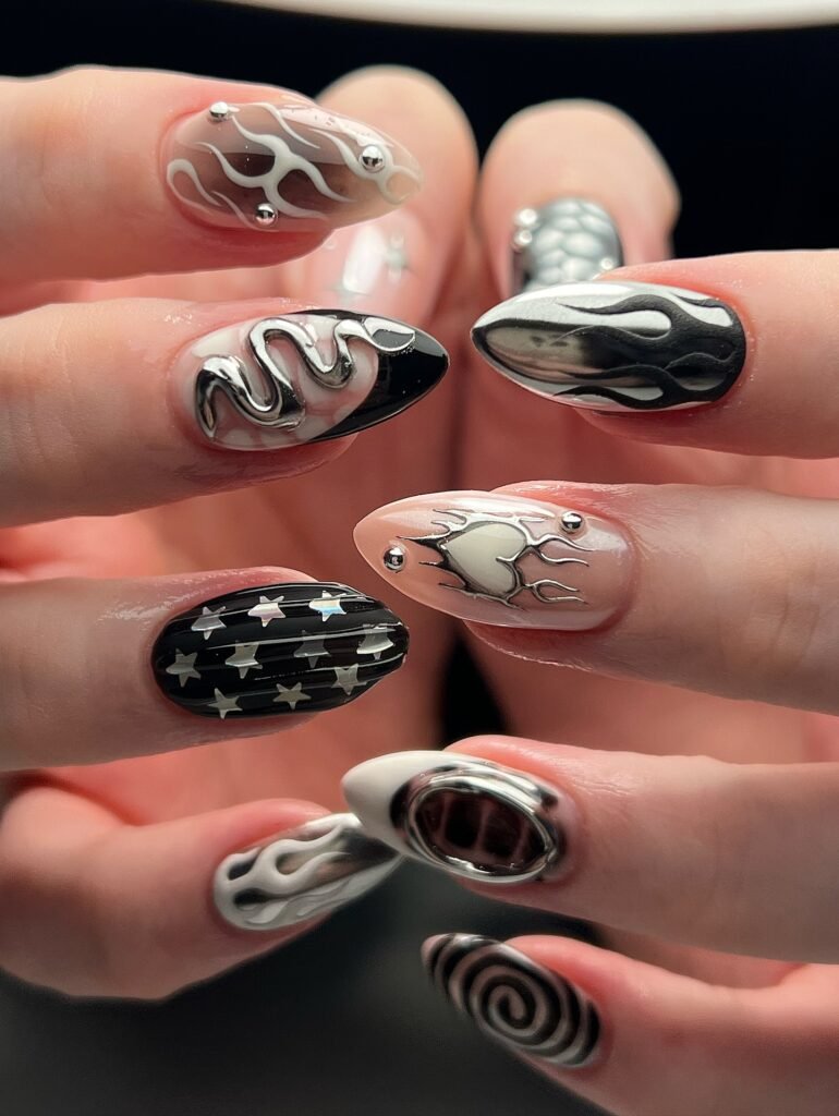 Blood Red Claws nails