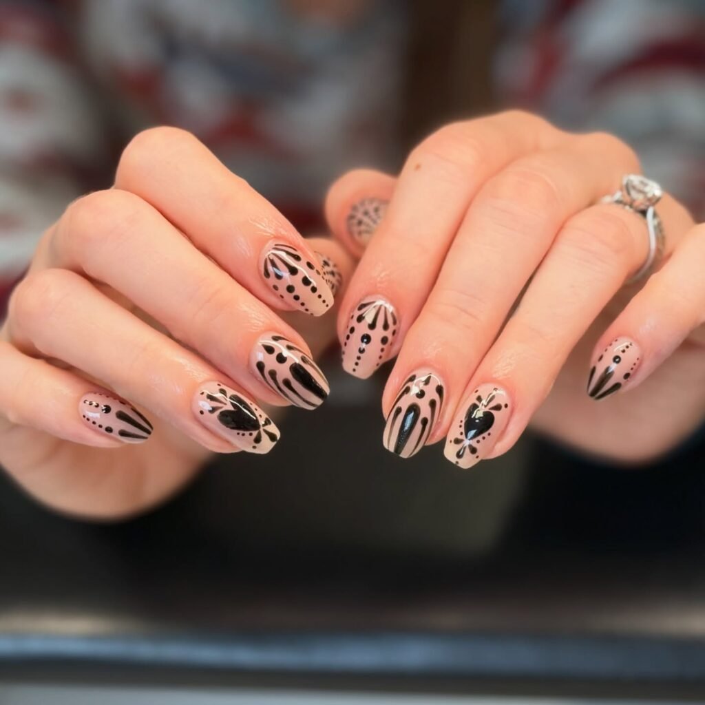 Silver Foil Shatter nails