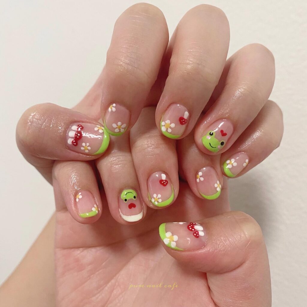 Short & Sweet Tips nails