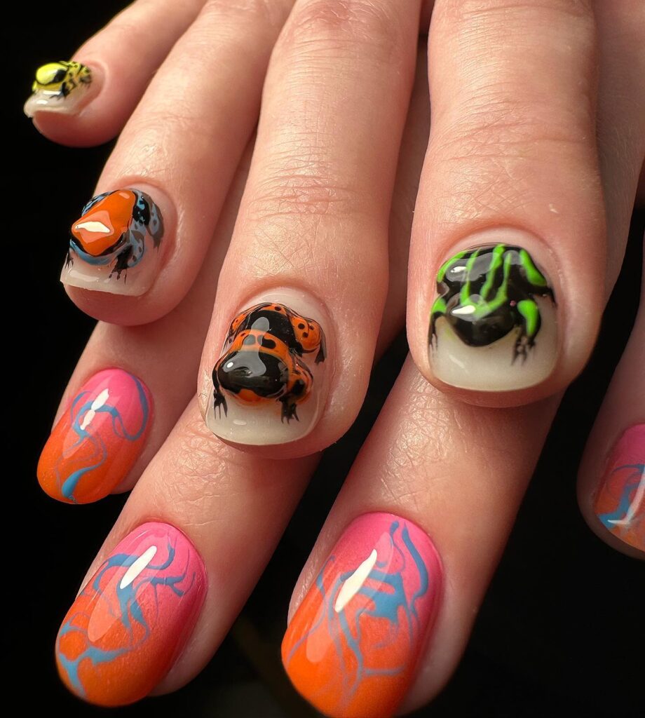 Poison Frog Realism nails
