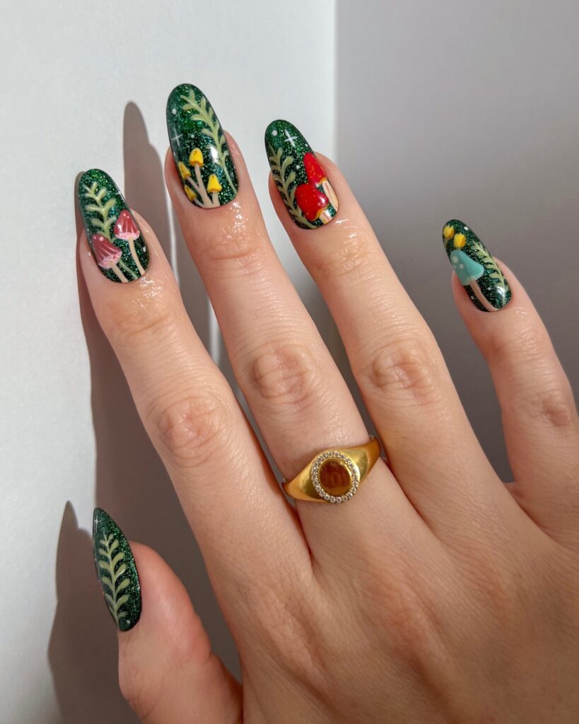 Enchanted Forest Floor nails