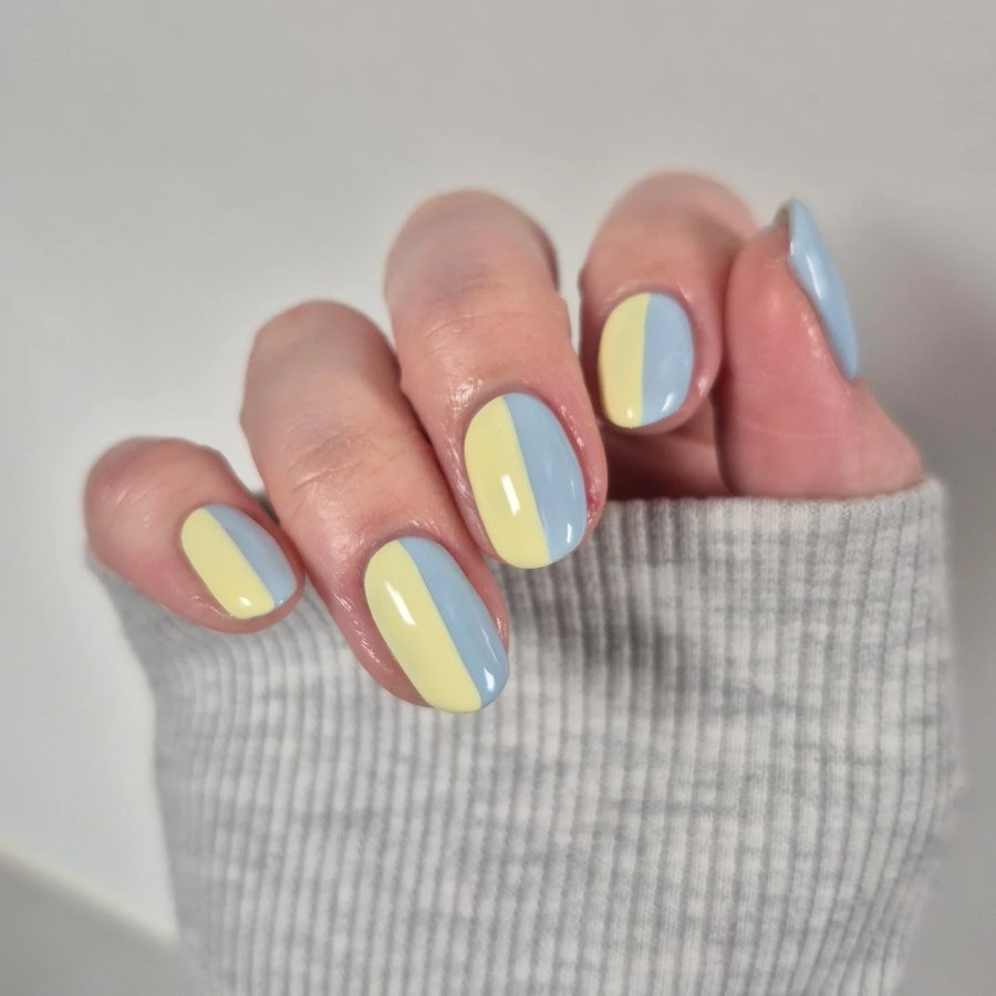 Citrus Split Half Nails