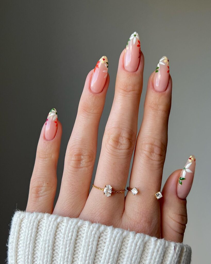 Wildflower Tip Garden nails