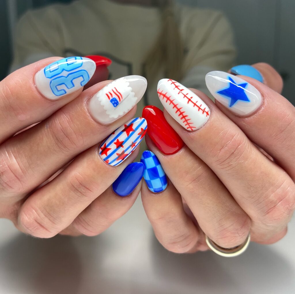 Baseball Americana nails
