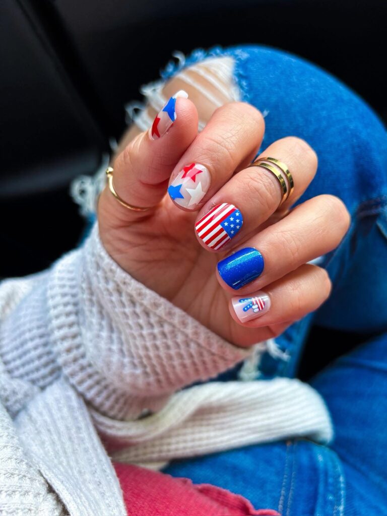 Mini Flag Magic nails