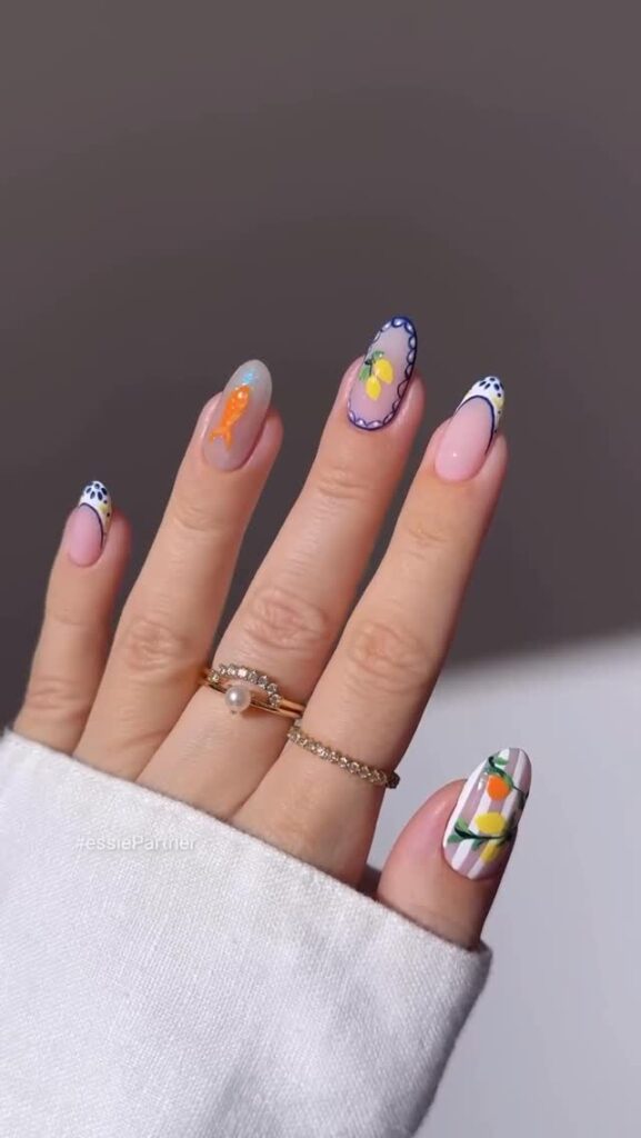 Market Day Mismatch nails
