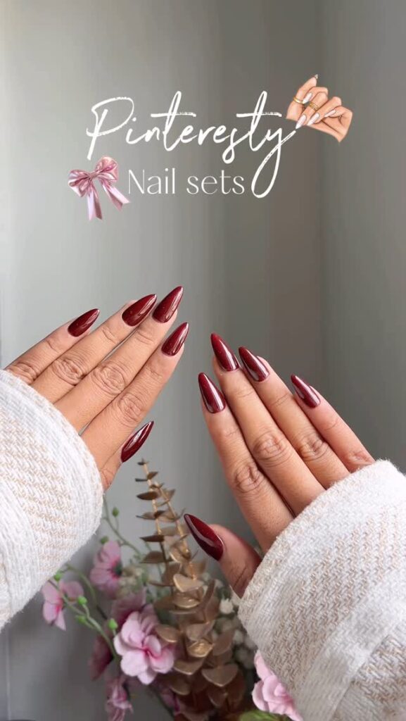 Classic Oxblood nails