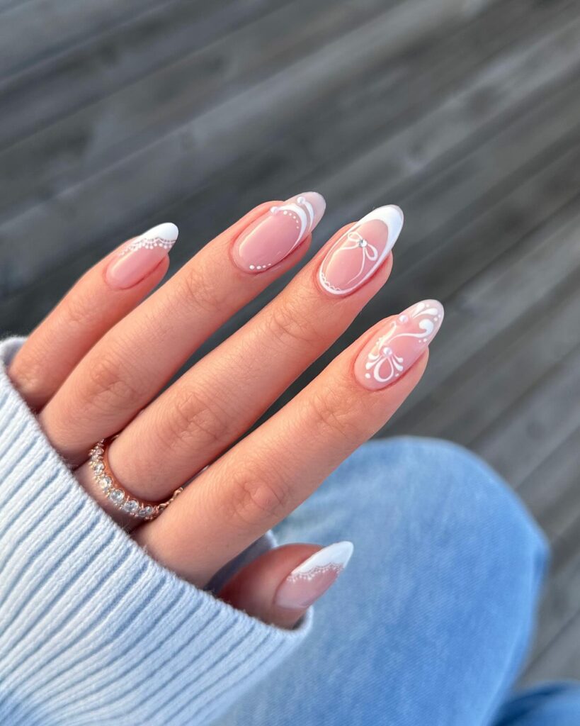 Lace & Scrollwork nails