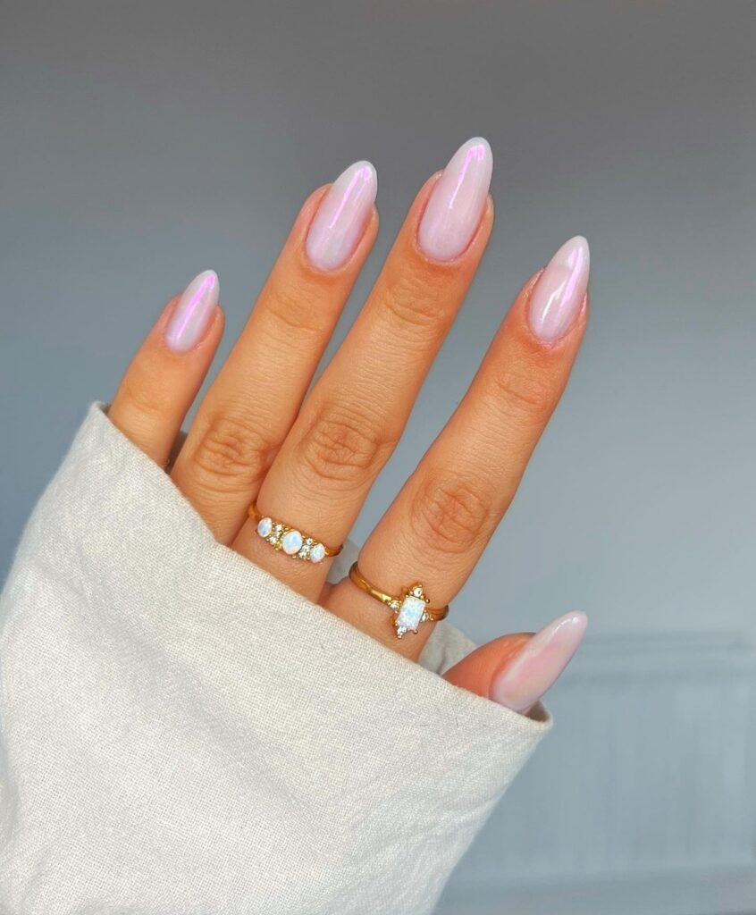 Glazed Almond Classic nails