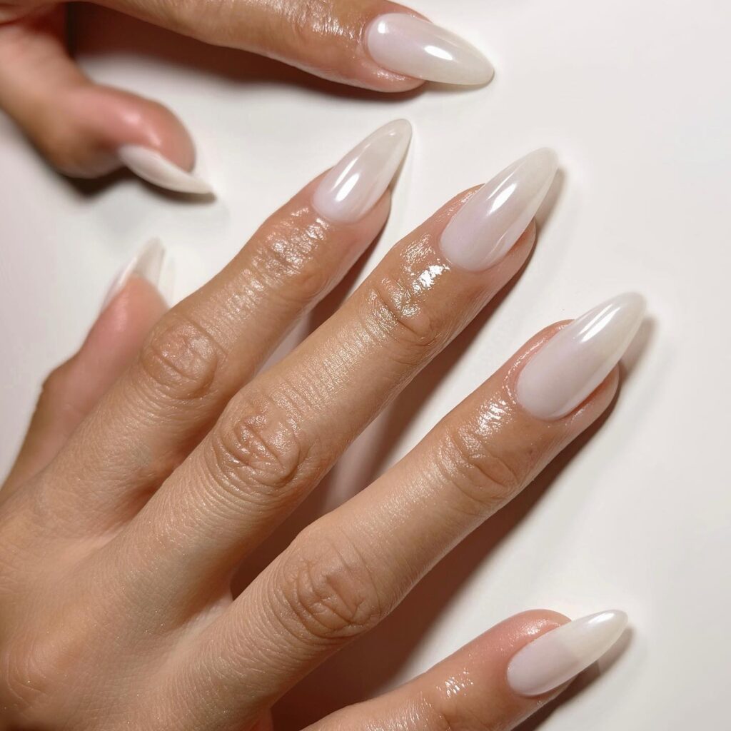 Structured Gel Glaze nails