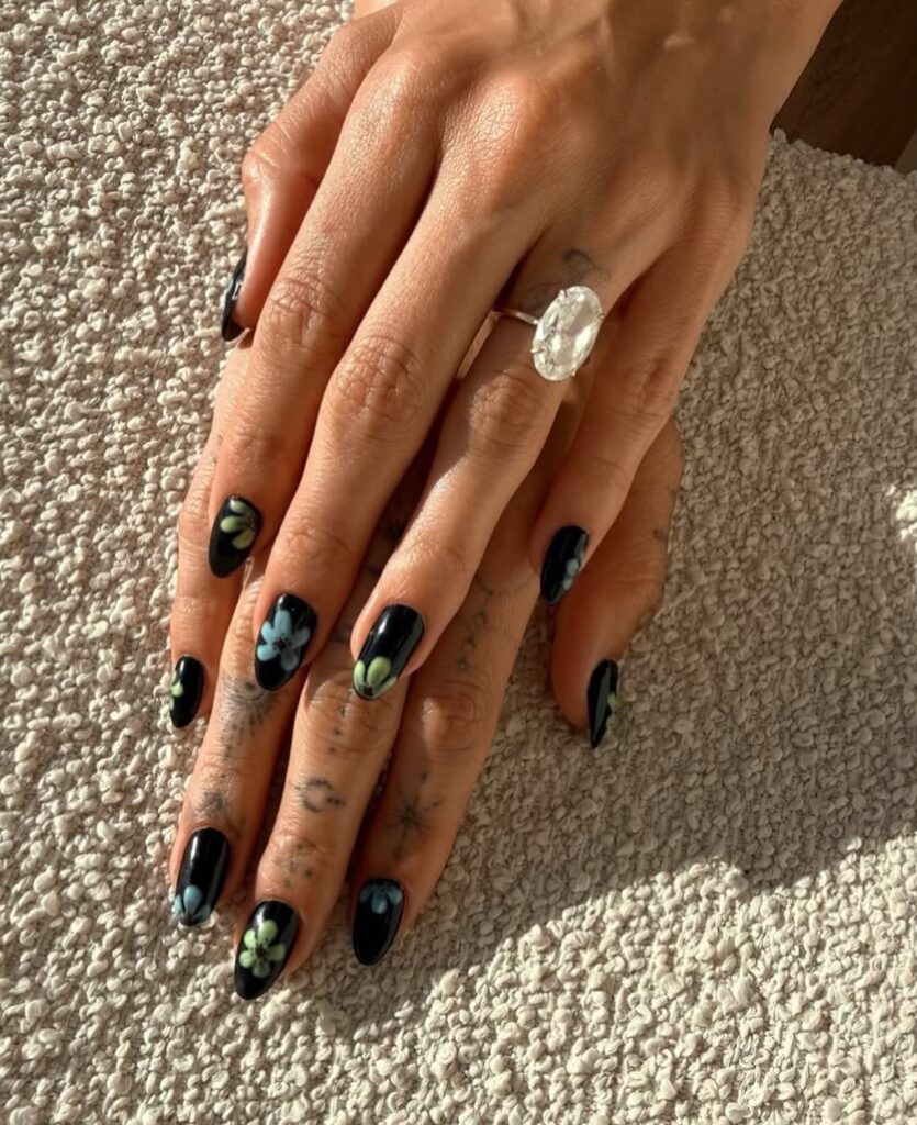 Creamy Glazed Donut nails
