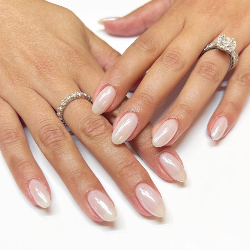 Artisan Glazed Nude nails