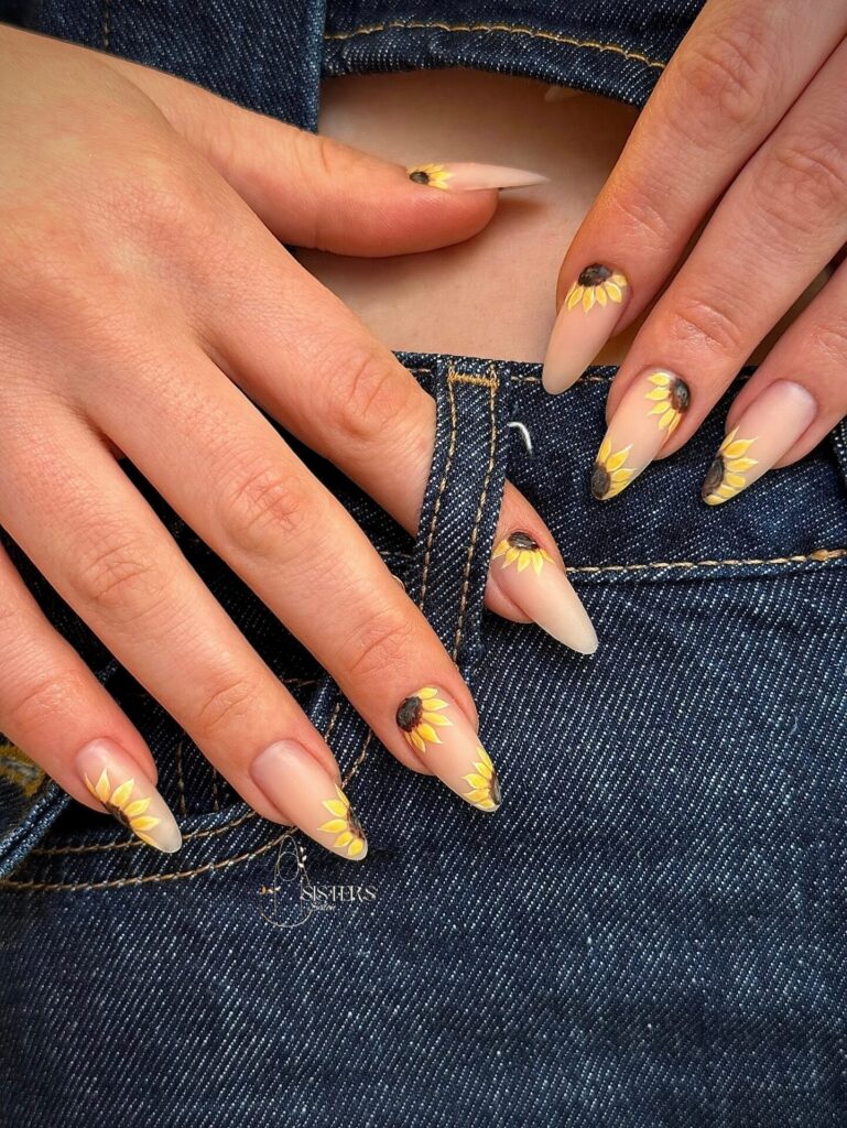 Denim Days Stiletto nails