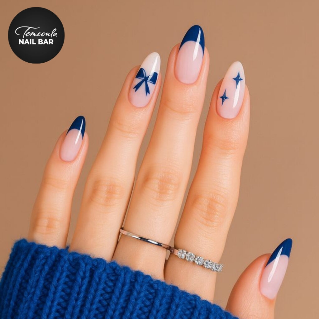 Nordic Snowflake nails