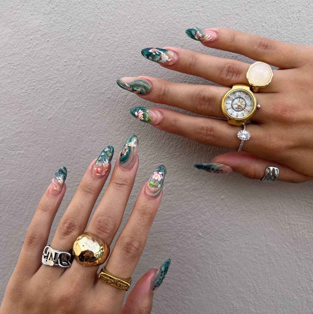 Koi Pond Nails