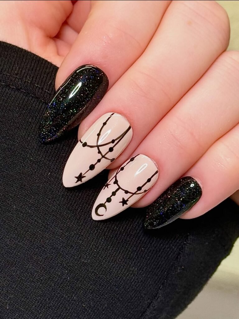 Galaxy Charm Nails